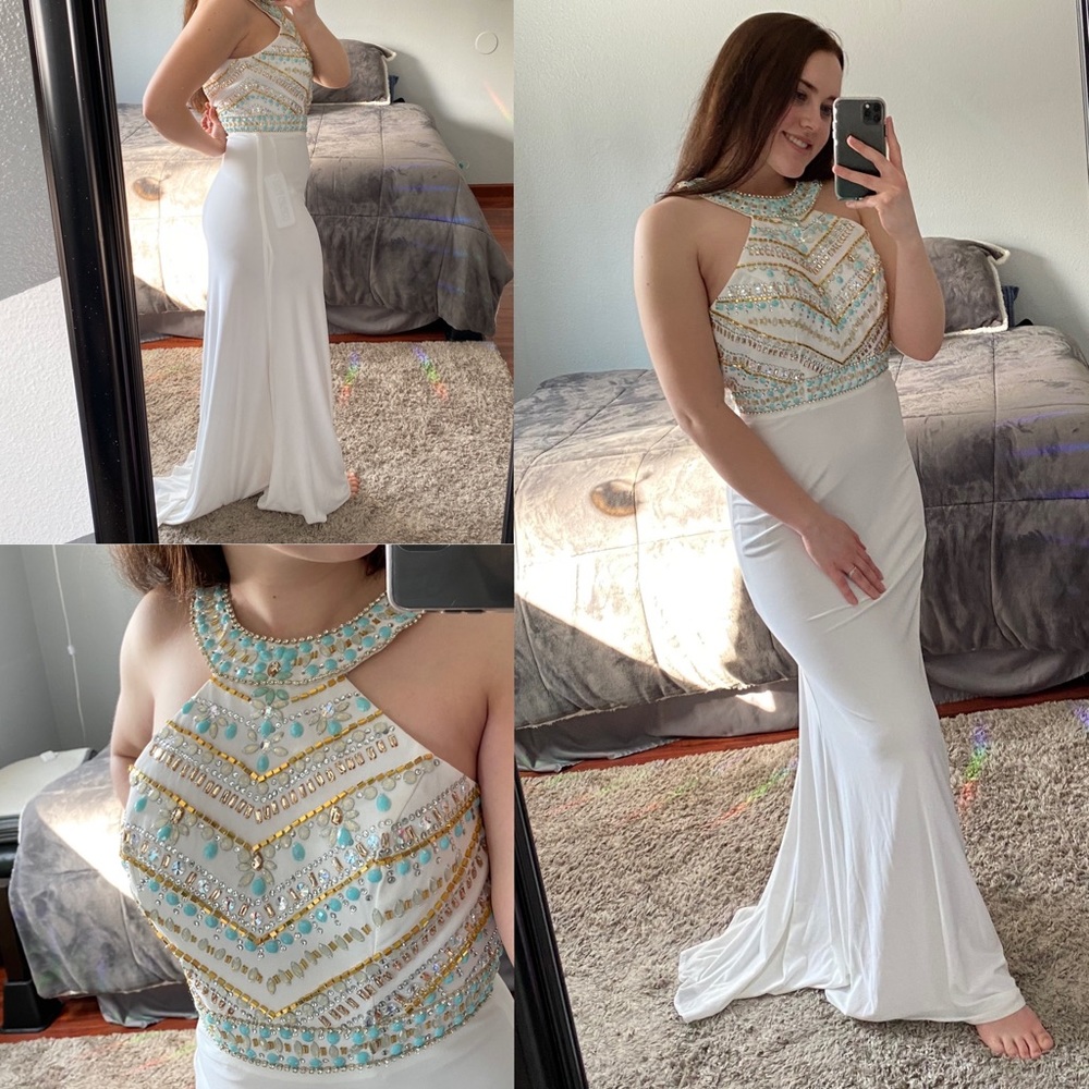 “Egyptian” White Dress
